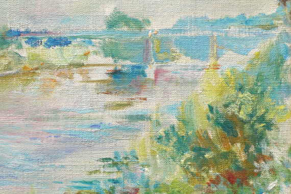 1956 Neckar bei Kirchheim 28x21